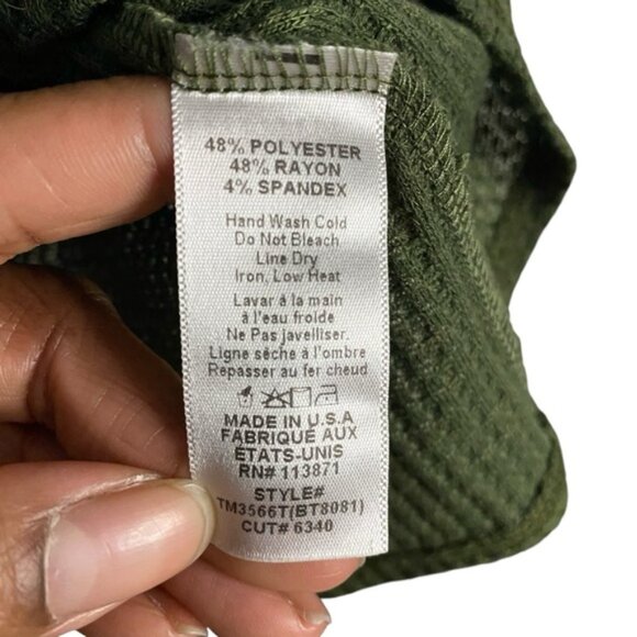 Jackson Rowe Women's Green Knit Top - Picture 6 of 7